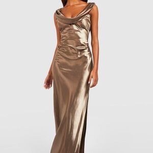 Bronze Maxi Dress
